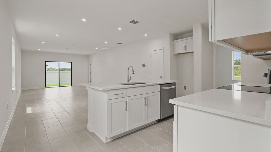 Furnished interior view inside a new home in Grasslands West, Lakeland (Image 8).