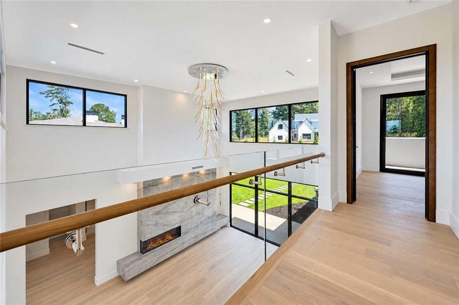 Furnished interior view inside a new home in , Suwanee (Image 5).