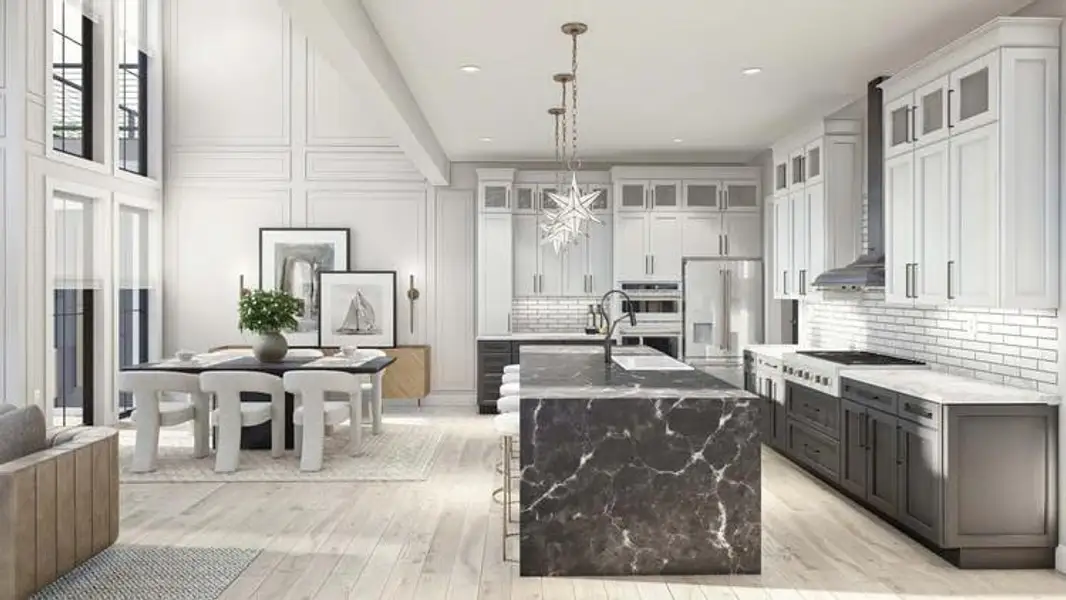 Furnished interior view inside a new home in , Marble Falls (Image 3). Furnished interior view inside a new home in , Marble Falls (Image 3).