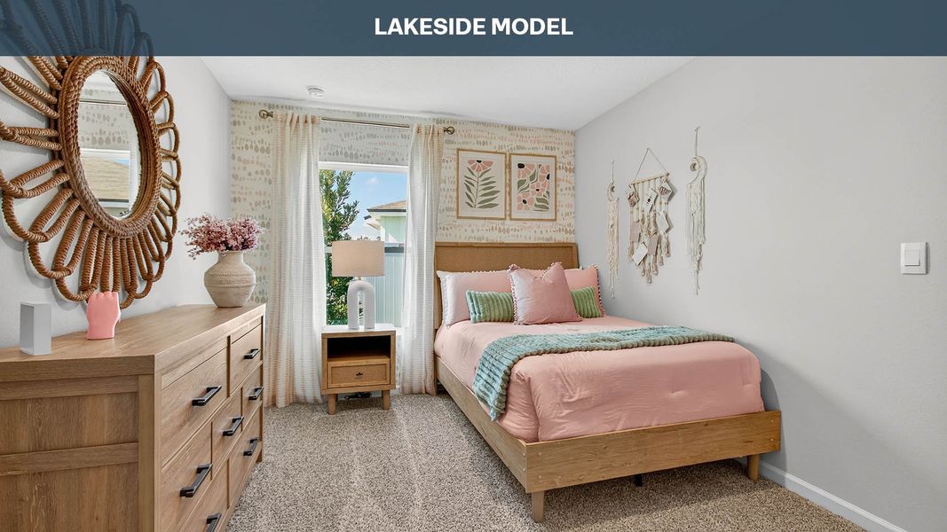 Representative furnished interior of a home built from the Lakeside by D.R. Horton in Canopy Oaks, Kingsland (Image 20).