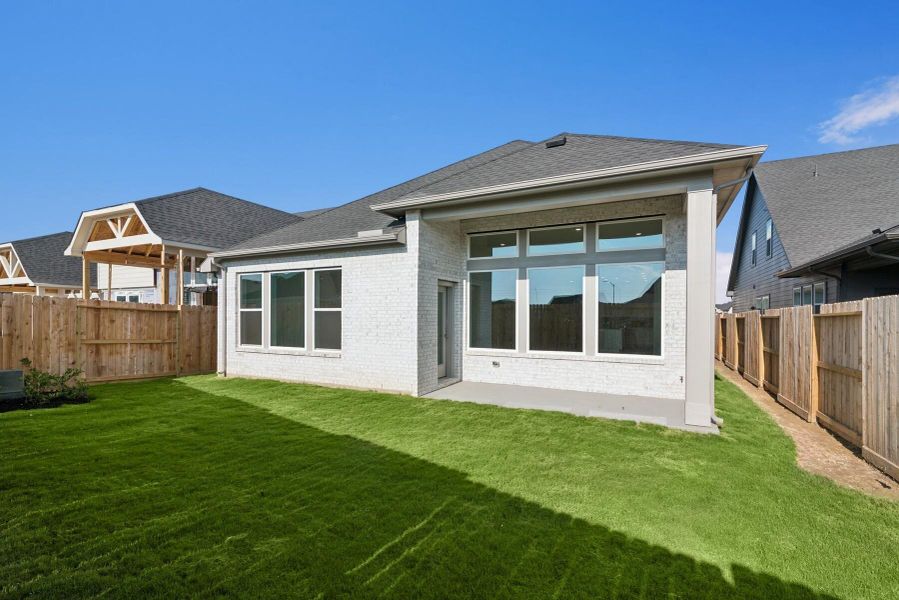 Front exterior of a new home in Jubilee, Hockley, TX, highlighting curb appeal (Image 20). Front exterior of a new home in Jubilee, Hockley, TX, highlighting curb appeal (Image 20).