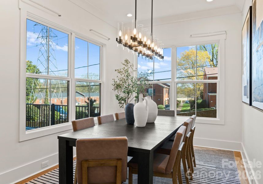Furnished interior view inside a new home in , Charlotte (Image 3).