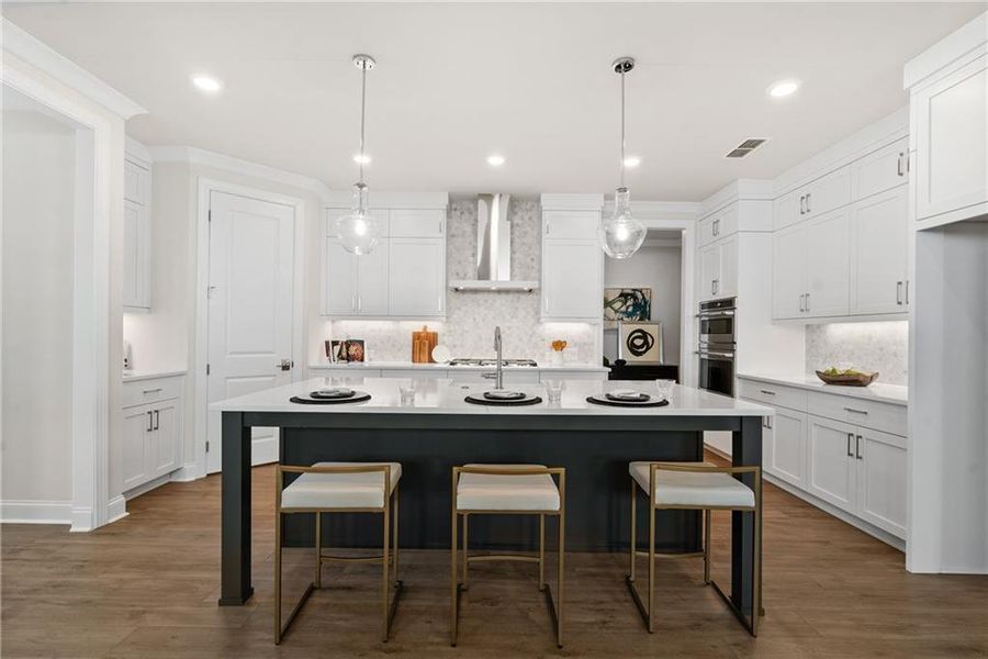 Furnished interior view inside a new home in Promenade at Sawnee Village, Cumming (Image 6).