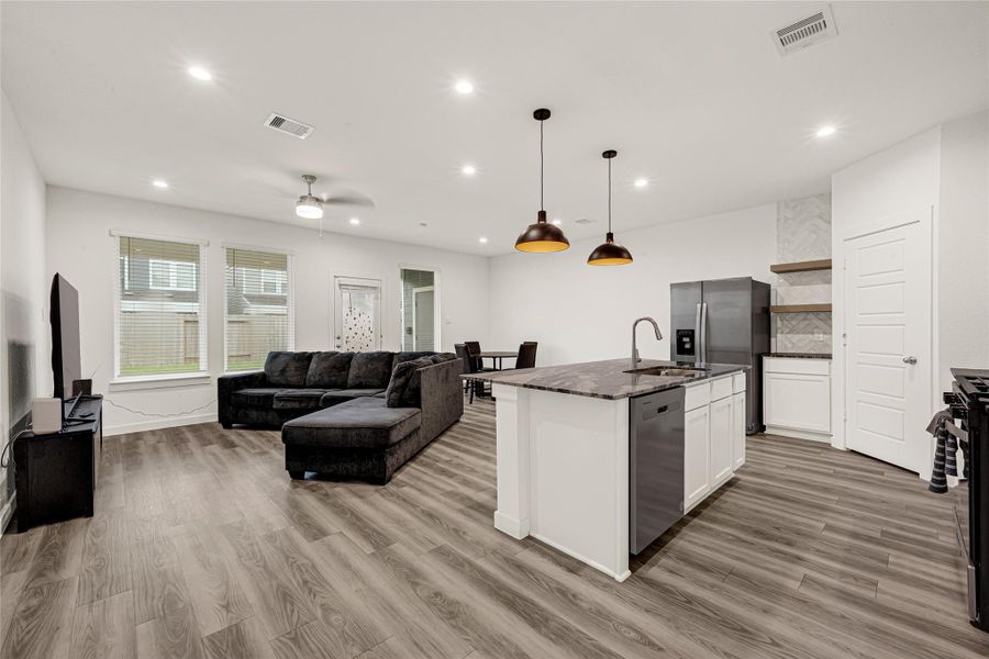 Furnished interior view inside a new home in , Houston (Image 5).