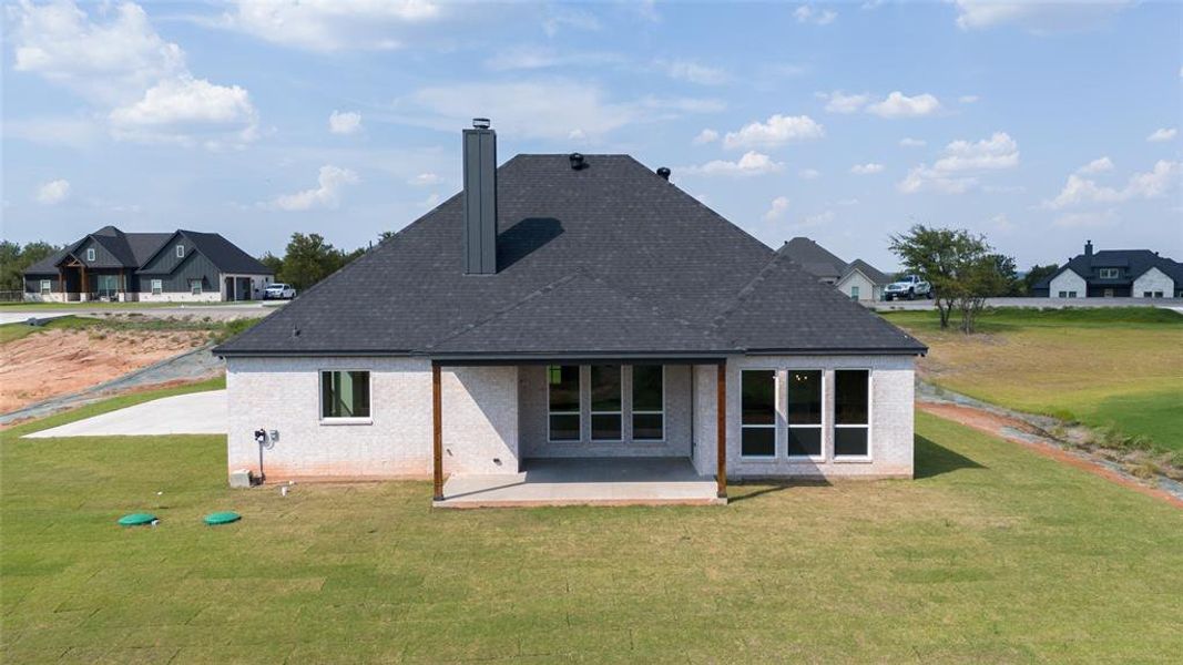 Exterior details and patio area of a home in , Brock (Image 14).