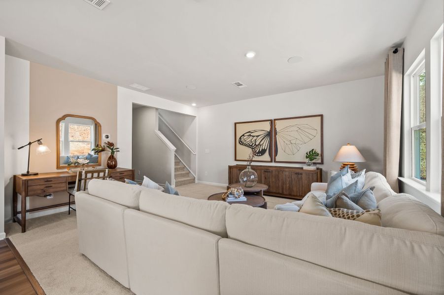 Representative furnished interior of a home built from the Raven by Centex in Ember, Jasper (Image 6).