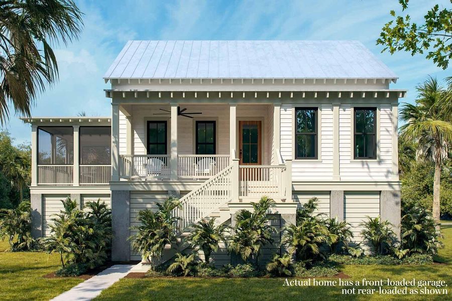 Front exterior of a new home in , Johns Island, SC, highlighting curb appeal (Image 5).