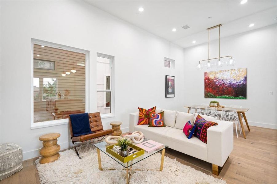 Furnished interior view inside a new home in , Dallas (Image 18).