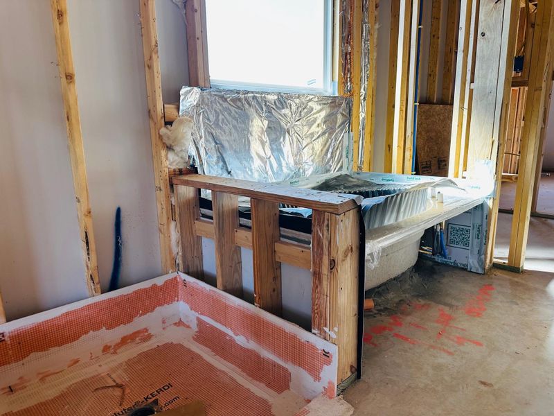 In-progress construction of a new home in Patterson Ranch, Georgetown, TX (Image 19).