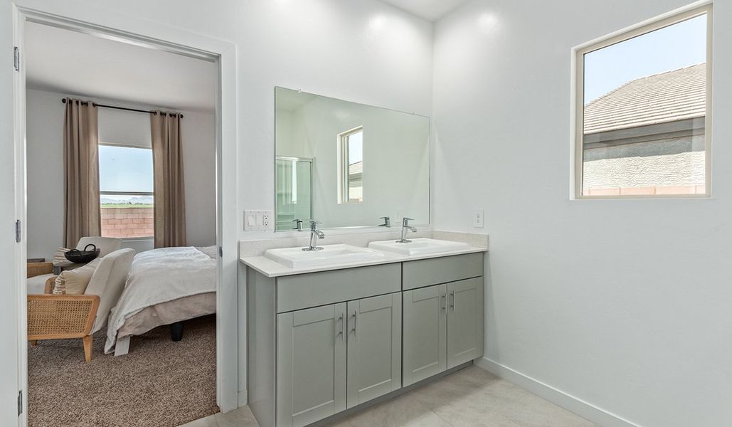 Furnished interior view inside a new home in Hanson Ridge, Vail (Image 31). Furnished interior view inside a new home in Hanson Ridge, Vail (Image 31).