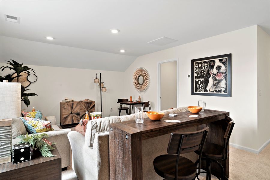 Representative furnished interior of a home built from the The Cherry Grove by Chesapeake Homes in Coastal Club of the Carolinas, Calabash (Image 38).