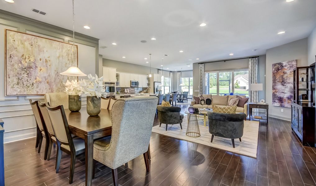 Open concept floorplan