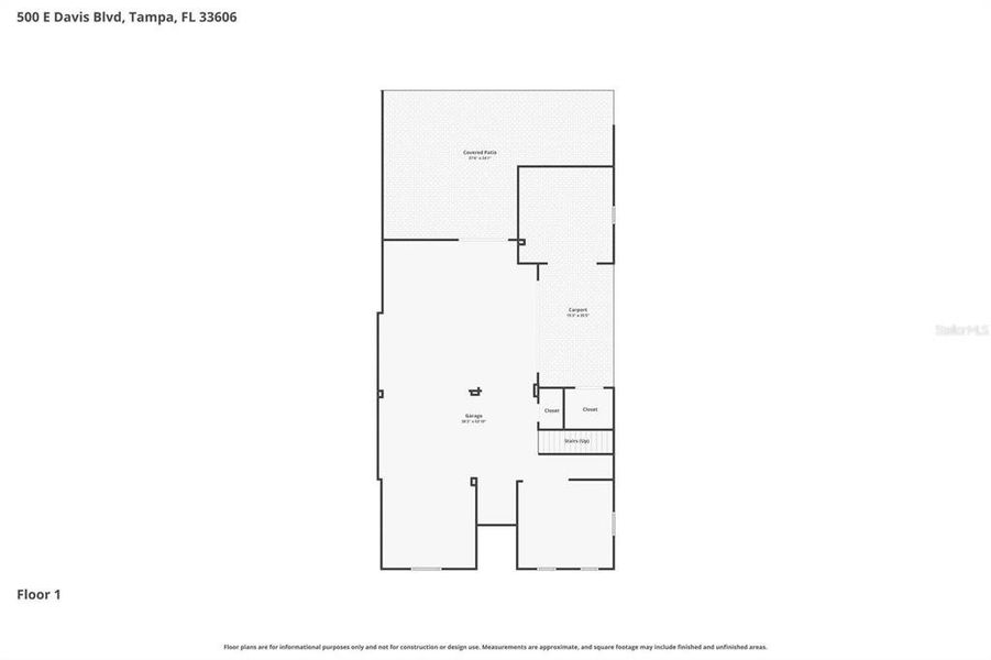2D floor plan layout of this home in , Tampa, FL (Image 5).