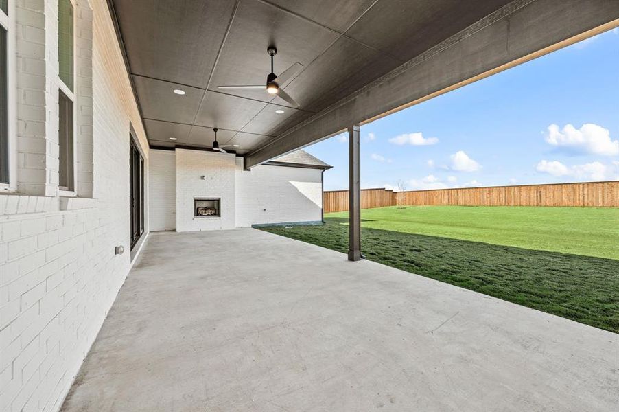 Exterior details and patio area of a home in , Haslet (Image 24). Exterior details and patio area of a home in , Haslet (Image 24).