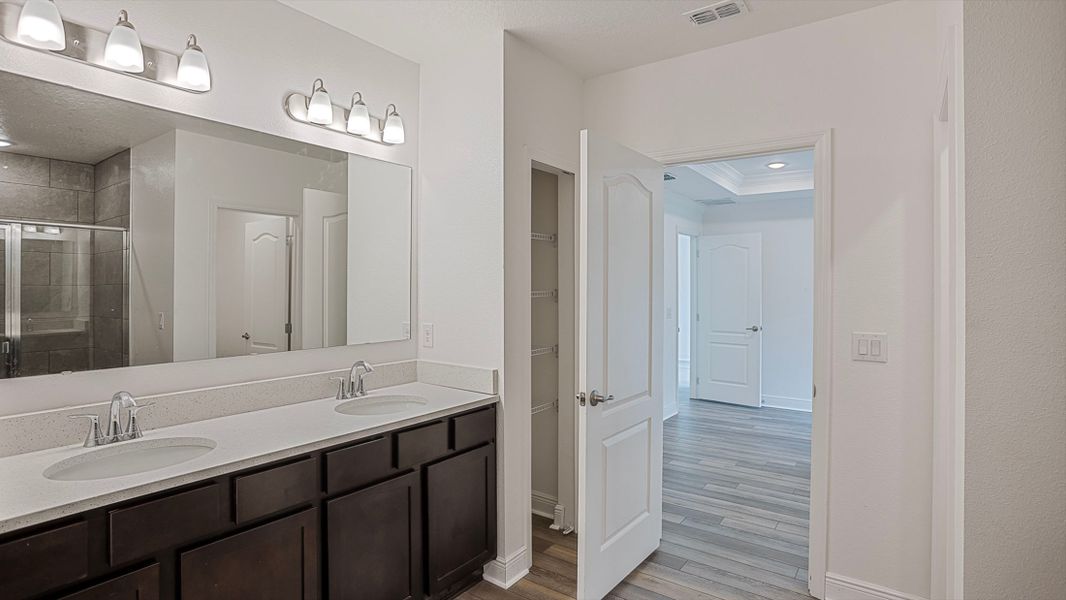Furnished interior view inside a new home in Heritage Station, Punta Gorda (Image 6).