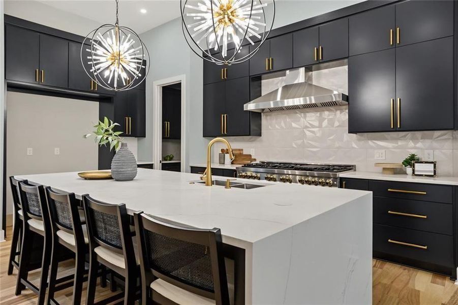 Furnished interior view inside a new home in , Marietta (Image 47).