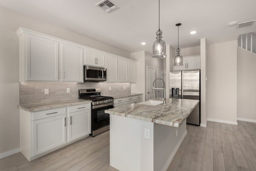 Furnished interior view inside a new home in Eastmark, Mesa (Image 4).