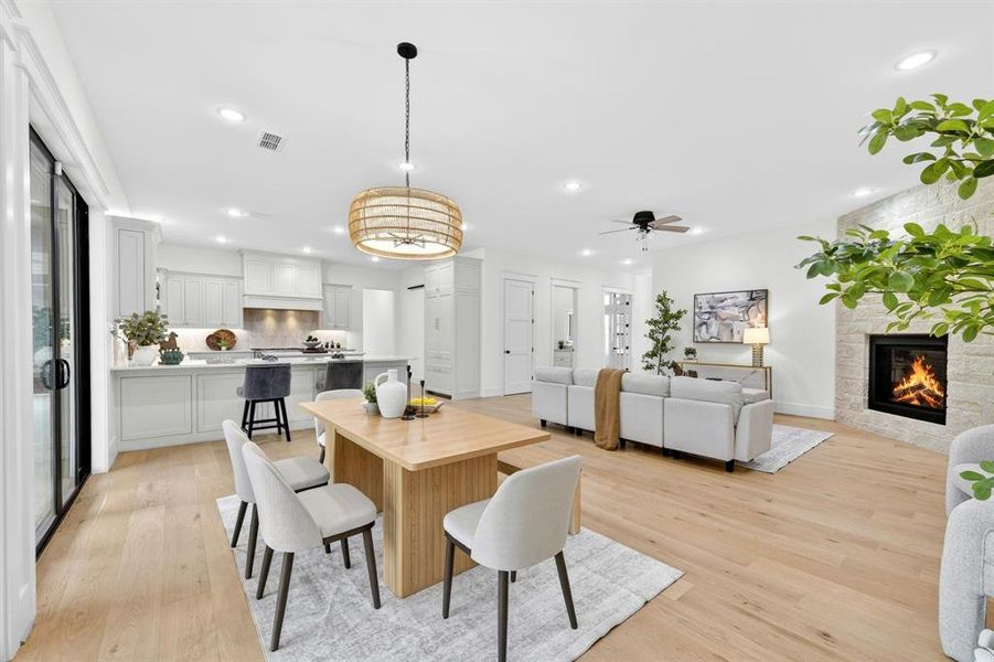 Furnished interior view inside a new home in , Pilot Point (Image 17).