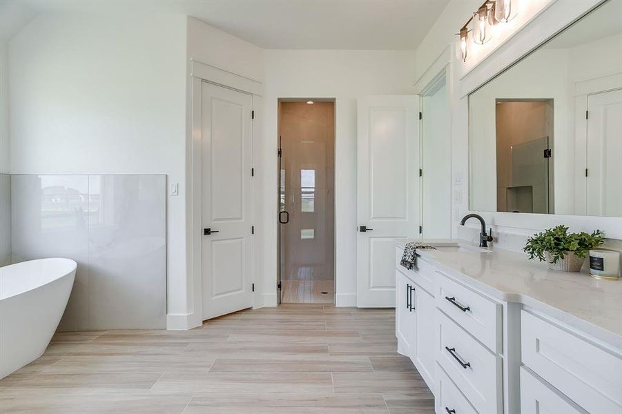 Furnished interior view inside a new home in , Azle (Image 13).