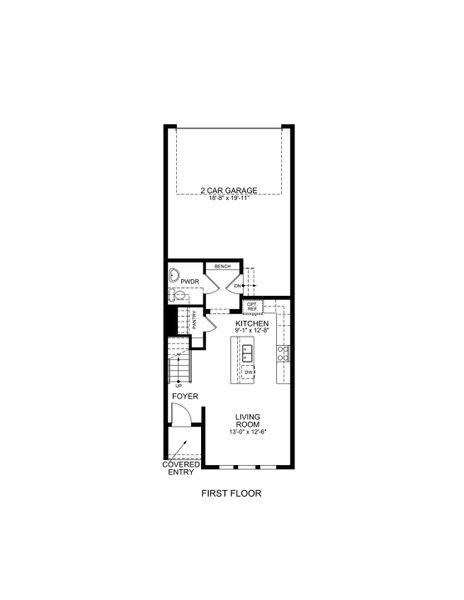 2D floor plan layout of this home in Arras Park, Thornton, CO (Image 5).