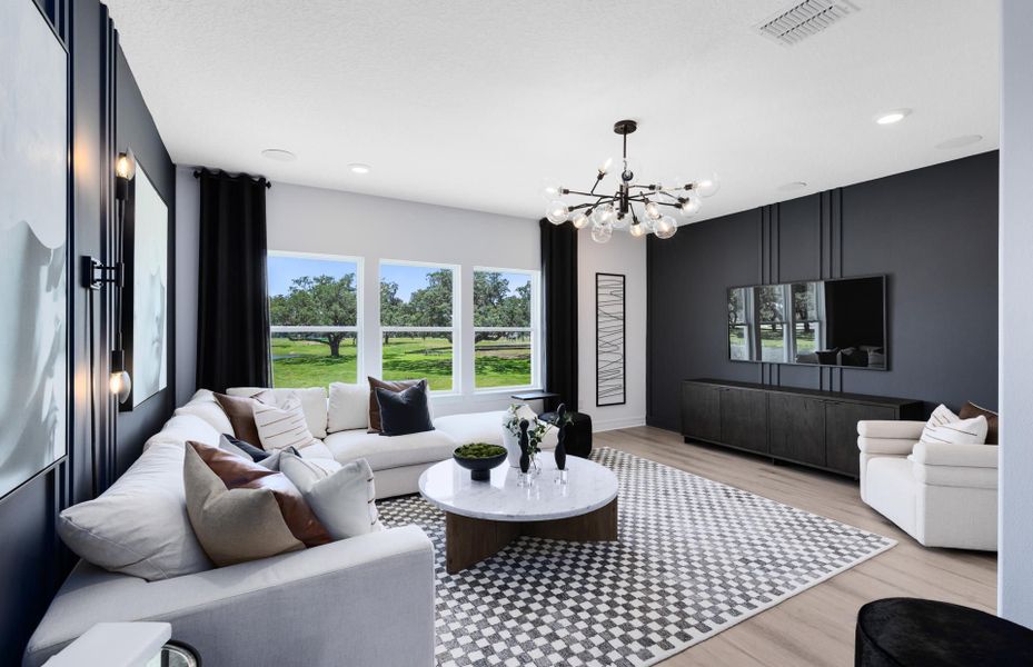 Representative furnished interior of a home built from the Scarlett by Pulte Homes in Avera, Orlando (Image 15).
