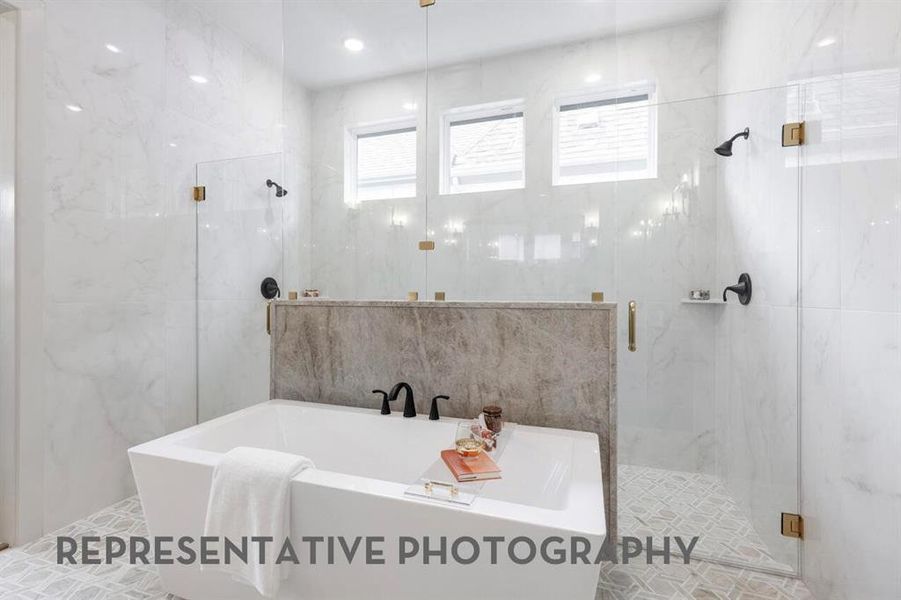 Furnished interior view inside a new home in Mosaic, Celina (Image 5).