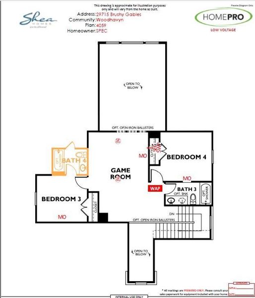 2D floor plan layout of this home in , Magnolia, TX (Image 4). 2D floor plan layout of this home in , Magnolia, TX (Image 4).