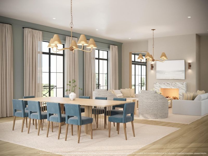 Furnished interior view inside a new home in , Charleston (Image 10).