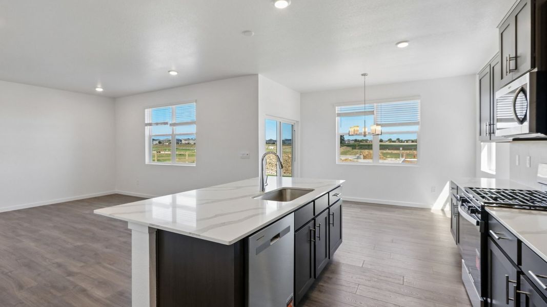 Furnished interior view inside a new home in Granary, Johnstown (Image 7).
