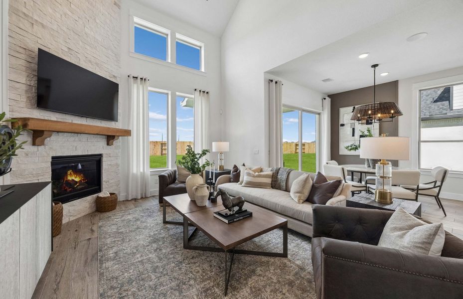 Representative furnished interior of a home built from the Hillsboro by Pulte Homes in Blue Creek Trails, Richmond (Image 15). Representative furnished interior of a home built from the Hillsboro by Pulte Homes in Blue Creek Trails, Richmond (Image 15).