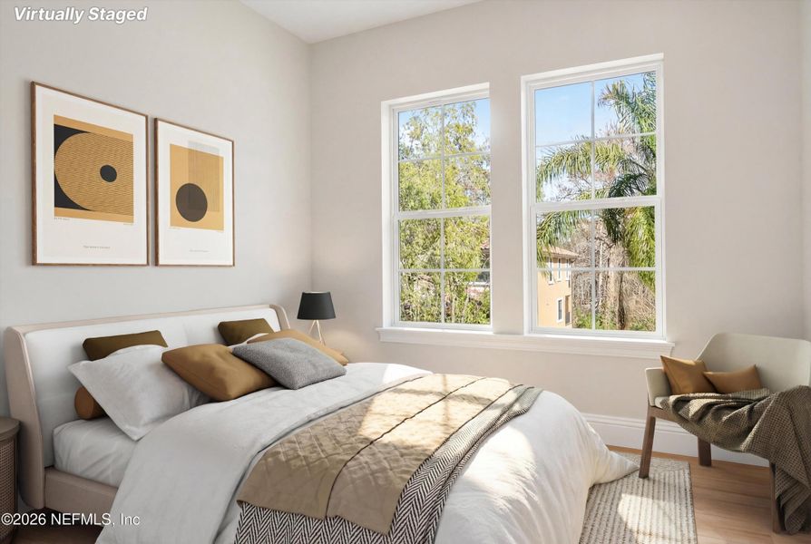 Furnished interior view inside a new home in , Jacksonville (Image 11).
