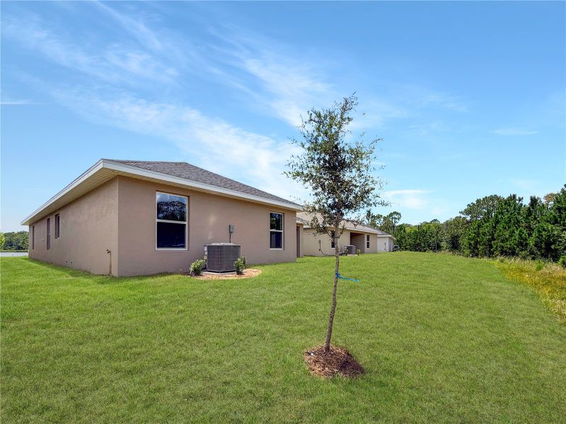 Exterior details and patio area of a home in Harmony Central, Harmony (Image 3).
