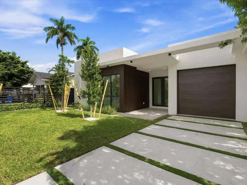 Exterior details and patio area of a home in , Miami (Image 29). Exterior details and patio area of a home in , Miami (Image 29).