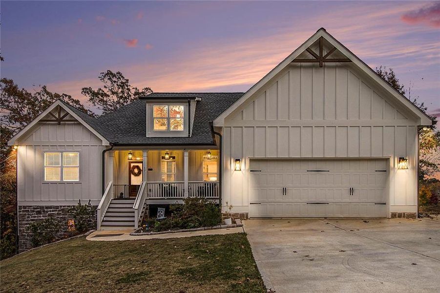 Front exterior of a new home in Griffin Manor, Cartersville, GA, highlighting curb appeal (Image 21).
