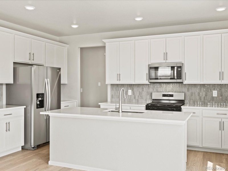 Furnished interior view inside a new home in Revere at Johnstown, Johnstown (Image 12). Furnished interior view inside a new home in Revere at Johnstown, Johnstown (Image 12).