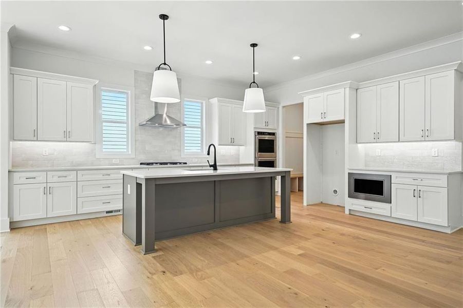 Furnished interior view inside a new home in , Marietta (Image 6).