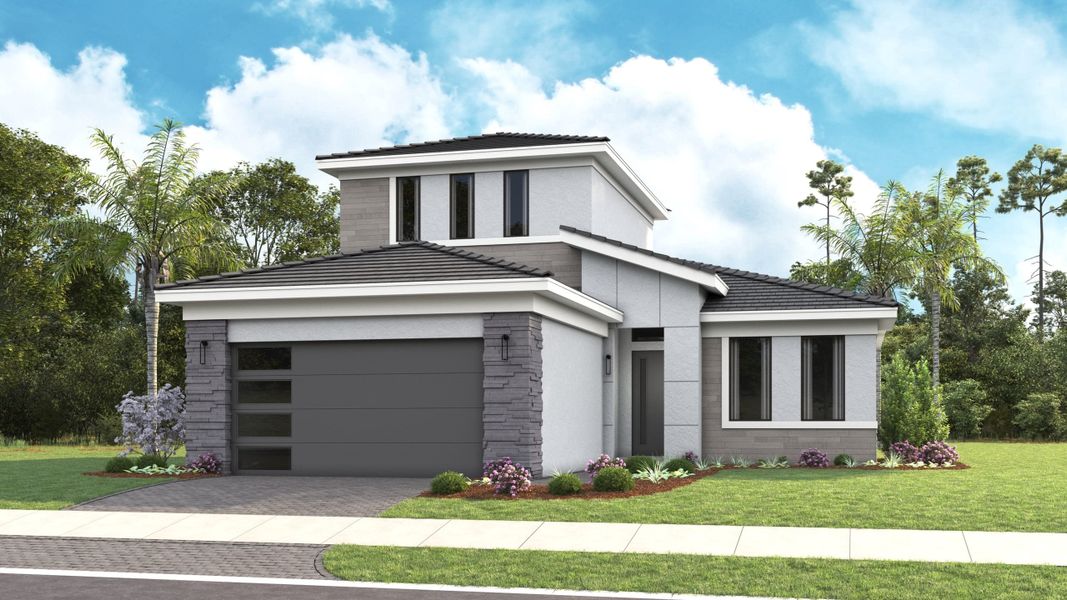 Modern - Front Load Garage with Bonus Modern - Front Load Garage with Bonus