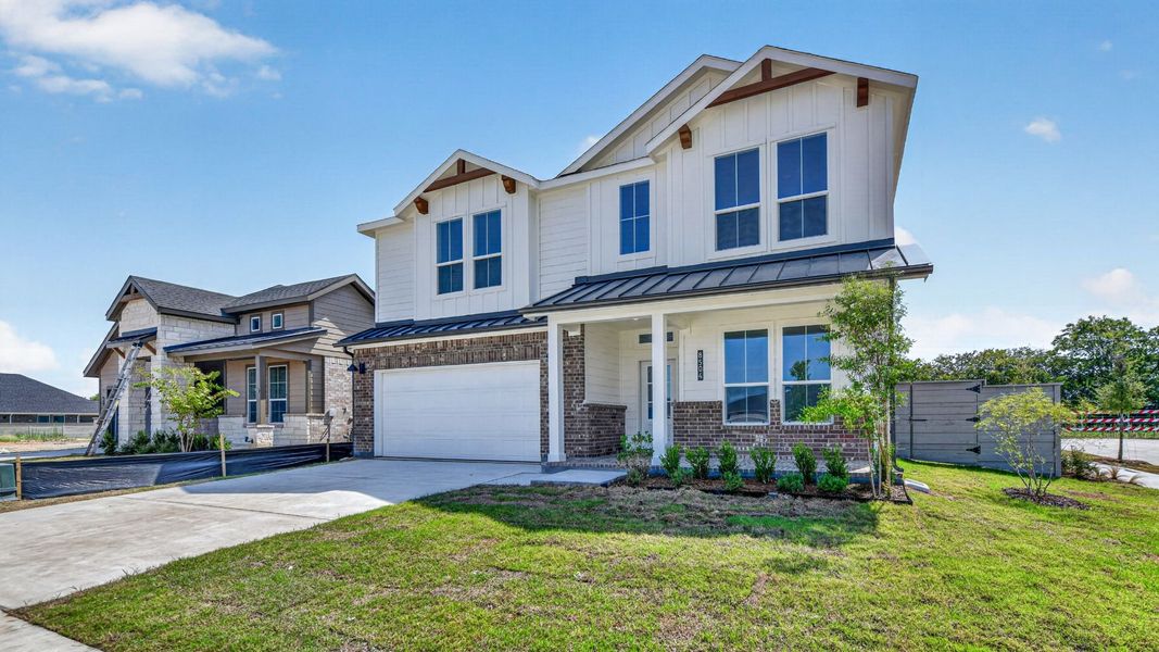 Representative exterior photo of a completed home built from the Tallow by D.R. Horton in Treeline, Justin, TX (Image 22).