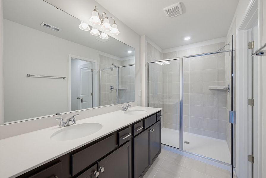 Furnished interior view inside a new home in Sweetbrier, Durham (Image 12).