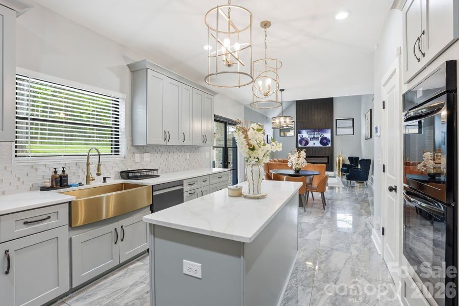 Furnished interior view inside a new home in , Charlotte (Image 37).