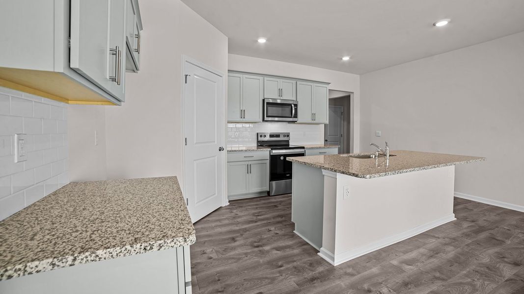 Furnished interior view inside a new home in Ridgewood Farms, Winterville (Image 6).