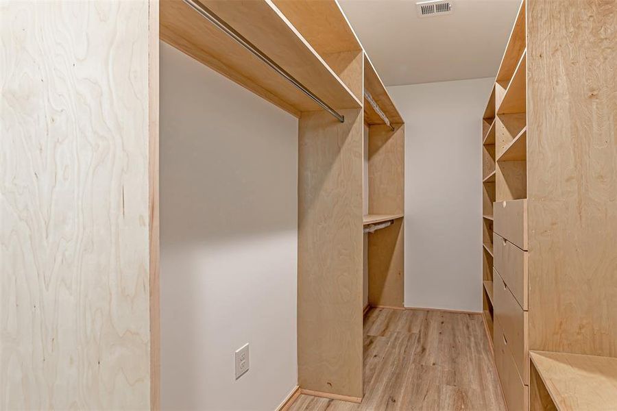 Large walk-in closet on the third floor