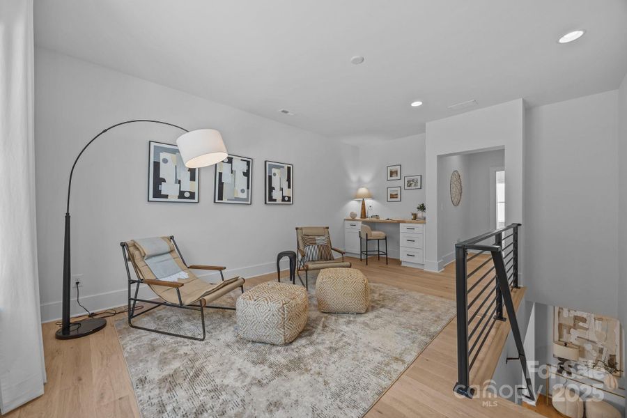 Furnished interior view inside a new home in , Charlotte (Image 37).