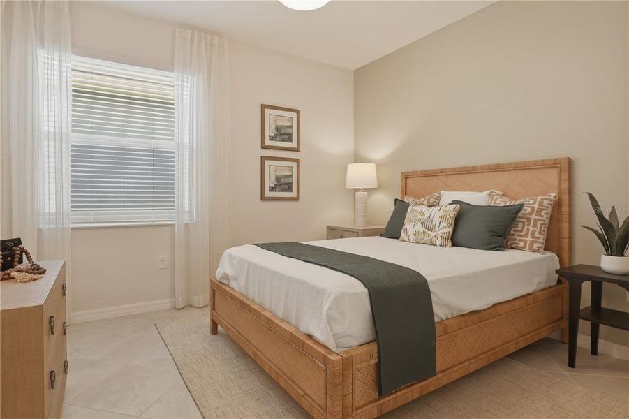 Furnished interior view inside a new home in Wellen Park Golf & Country Club, Venice (Image 23).