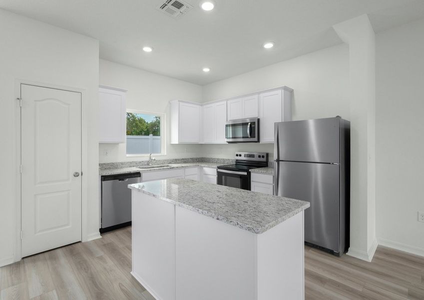 Chef-ready kitchen with stainless steel appliances