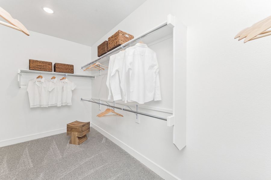 Primary Suite Walk-in Closet