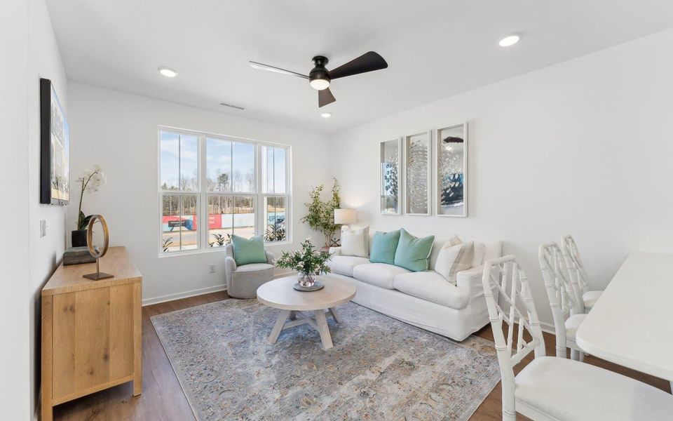 Furnished interior view inside a new home in Wendell Falls, Wendell (Image 7). Furnished interior view inside a new home in Wendell Falls, Wendell (Image 7).