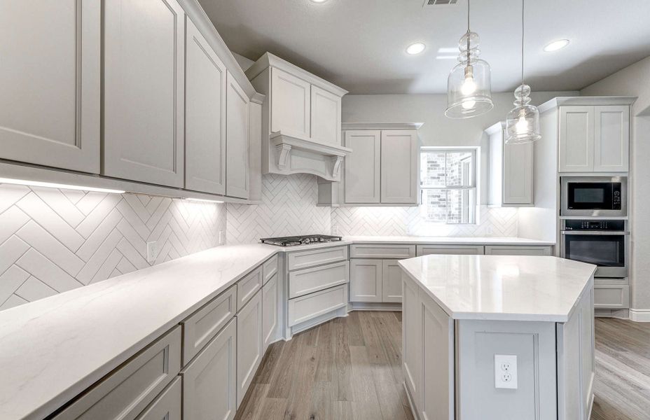 Furnished interior view inside a new home in Artavia 70′, Conroe (Image 8).