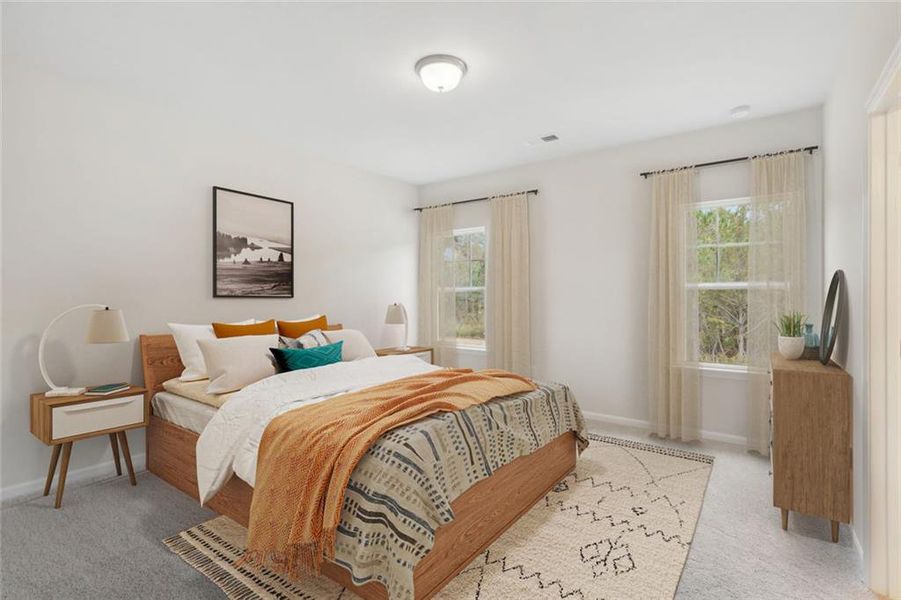 Furnished interior view inside a new home in Varnell Preserve, Dalton (Image 13).