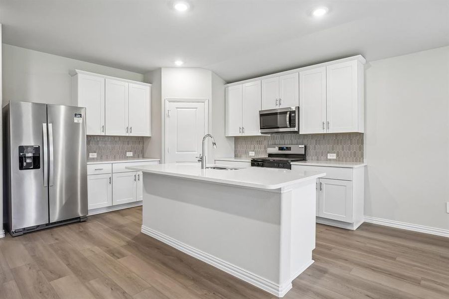 Furnished interior view inside a new home in Stella Hills, Denton (Image 8).
